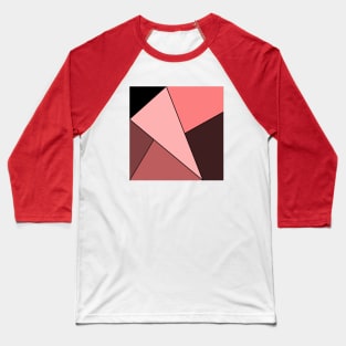 Pink & Black Geo Baseball T-Shirt